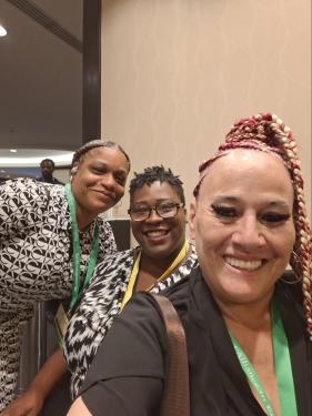 Women Initiative Members at the National Alliance Conference, including Rachelle Ellison, Nikila Smith, and Christina Cole.
